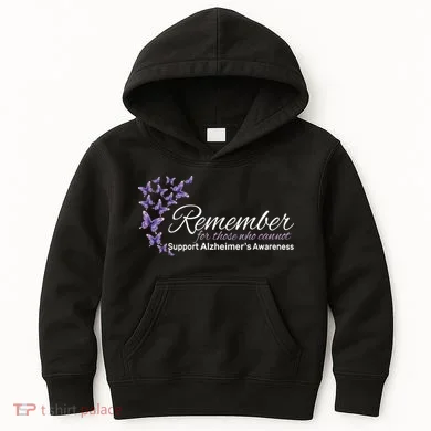 Remember For Those Who Cannot Alzheimers Awareness Kids Hoodie