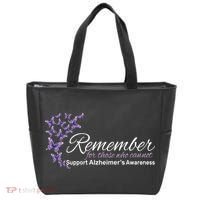 Remember For Those Who Cannot Alzheimers Awareness Tote Bag thumb 0