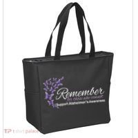 Remember For Those Who Cannot Alzheimers Awareness Tote Bag thumb 2