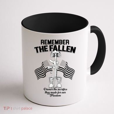 Remember The Fallen Coffee Mug back