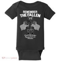 Remember The Fallen Baby Bodysuit thumb 0