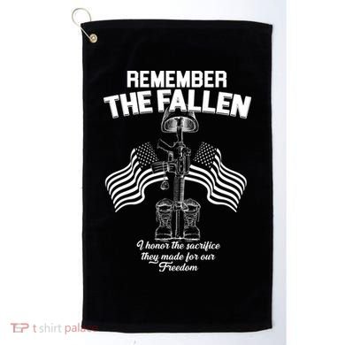 Remember The Fallen Golf Towel
