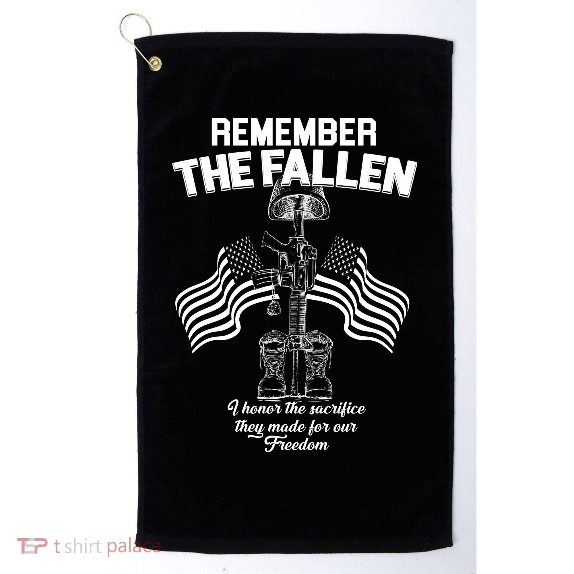 Remember The Fallen Golf Towel