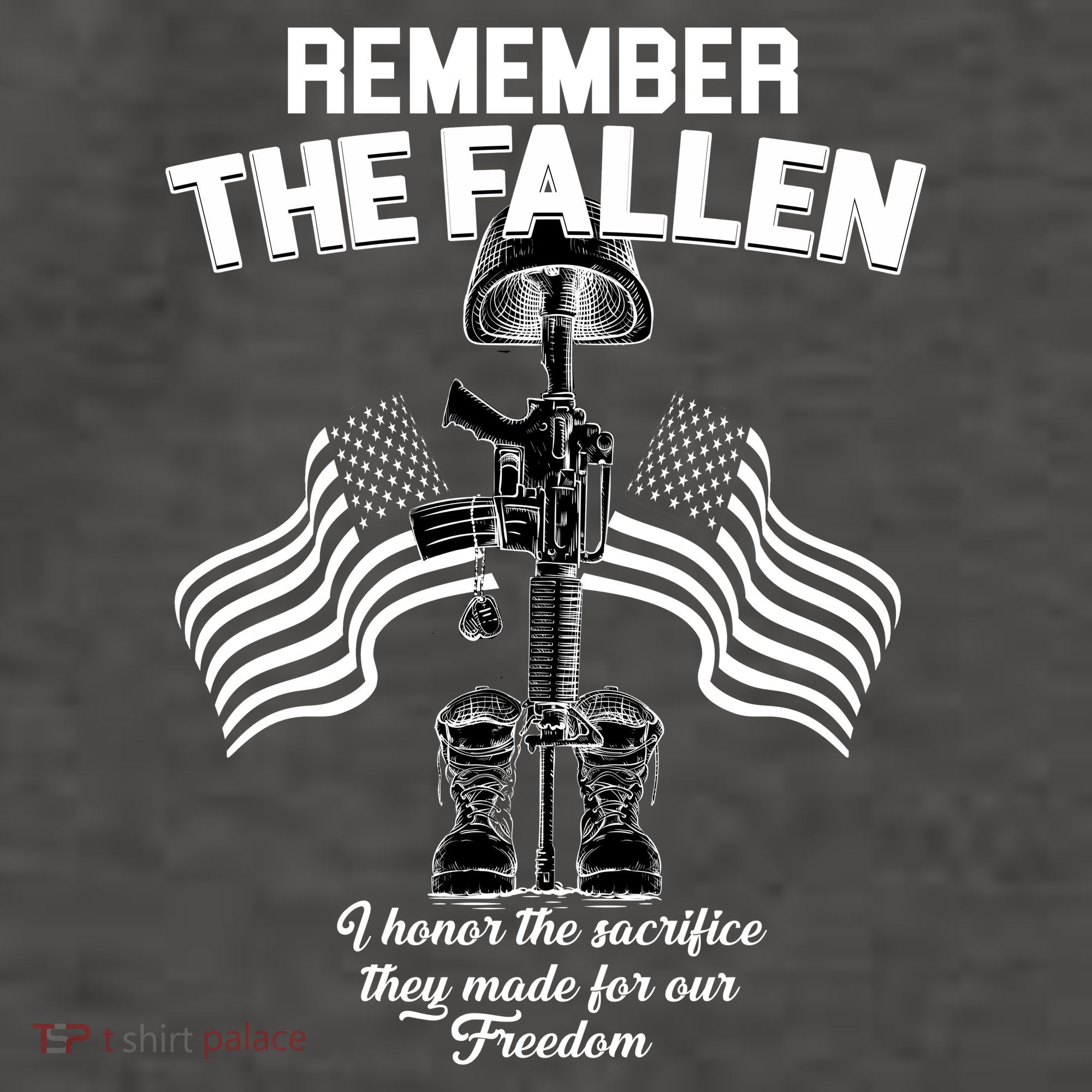 Remember The Fallen Vector Backpack