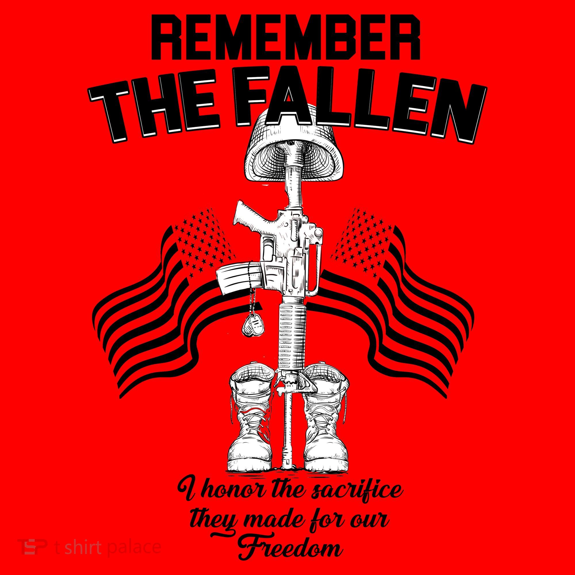 Remember The Fallen Santa Hat