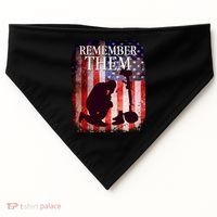 Remember Them Memorial Day USA-Made Doggie Bandana thumb 0
