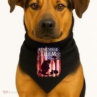 Remember Them Memorial Day USA-Made Doggie Bandana thumb 1