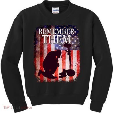 Remember Them Memorial Day Kids Sweatshirt
