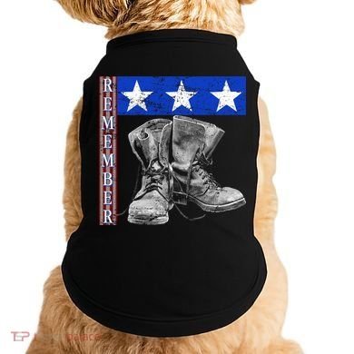 Remember Veteran Combat Boots Doggie Tank