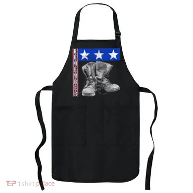 Remember Veteran Combat Boots Apron