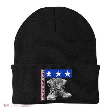Remember Veteran Combat Boots Beanie