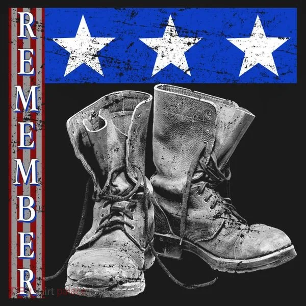 Remember Veteran Combat Boots Polo