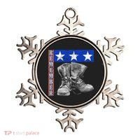 Remember Veteran Combat Boots Ornament thumb 0