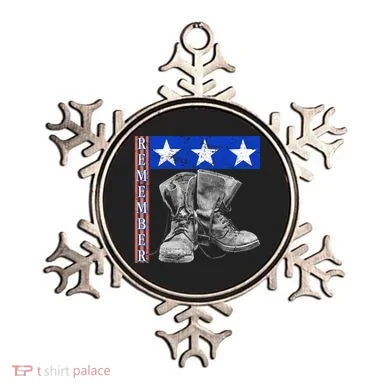 Remember Veteran Combat Boots Ornament