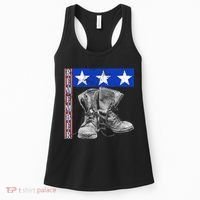 Remember Veteran Combat Boots Women's Tank Top thumb 0
