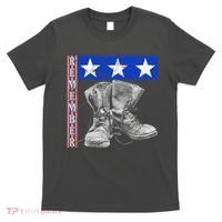 Remember Veteran Combat Boots T-Shirt thumb 0
