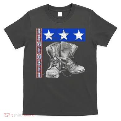 Remember Veteran Combat Boots T-Shirt