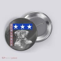 Remember Veteran Combat Boots Button thumb 0