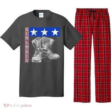 Remember Veteran Combat Boots Pajama Set
