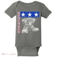 Remember Veteran Combat Boots Baby Bodysuit thumb 0