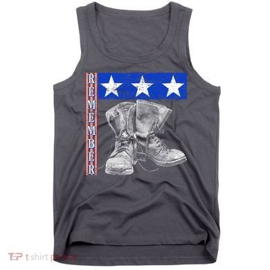 Remember Veteran Combat Boots Tank Top