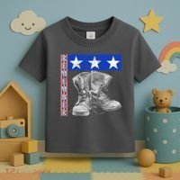 Remember Veteran Combat Boots Toddler T-Shirt thumb 3