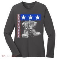 Remember Veteran Combat Boots Women's Long Sleeve Shirt thumb 0