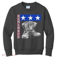 Remember Veteran Combat Boots Kids Sweatshirt thumb 0