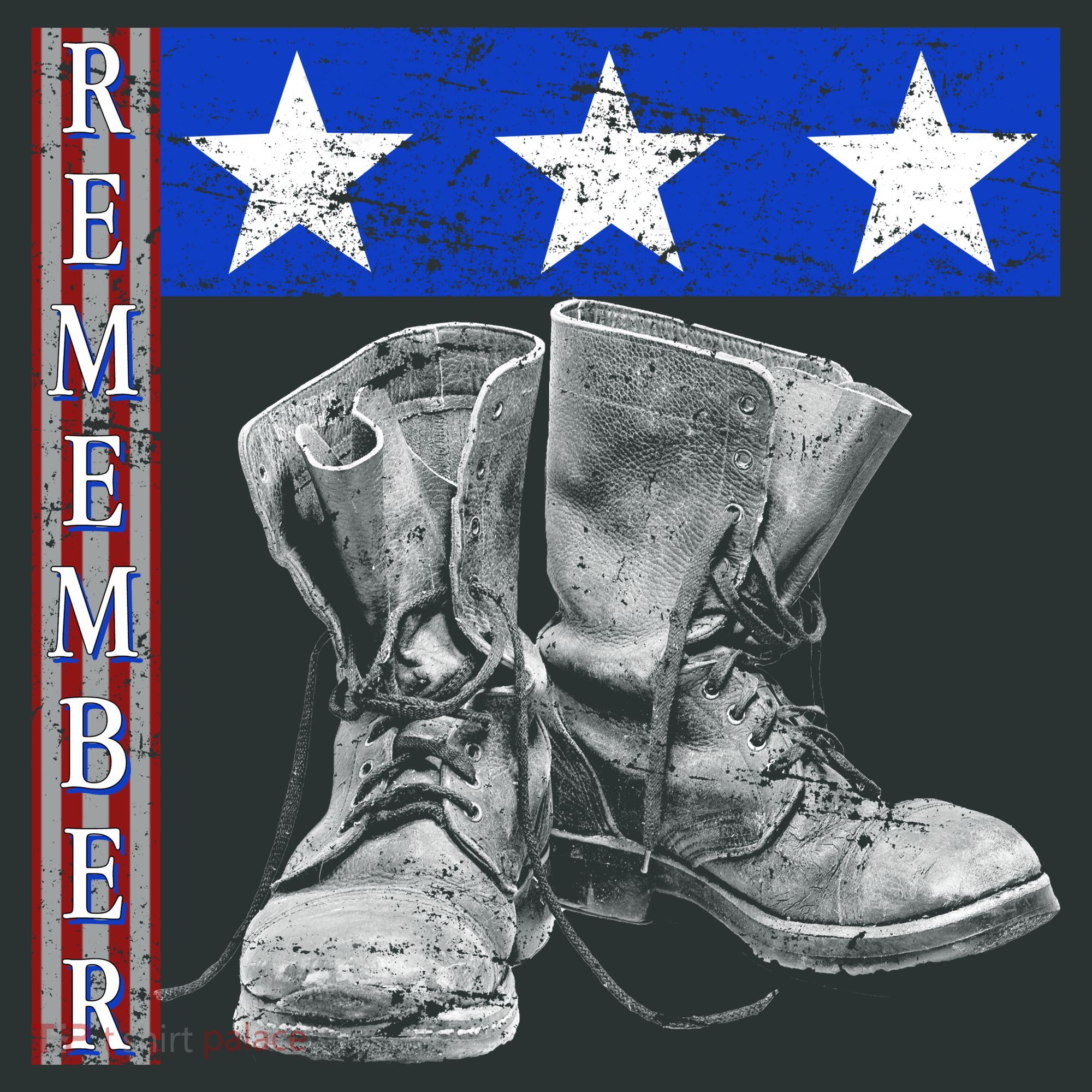 Remember Veteran Combat Boots Kids Hoodie