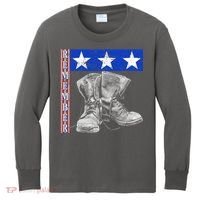 Remember Veteran Combat Boots Kids Long Sleeve Shirt thumb 0