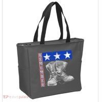 Remember Veteran Combat Boots Tote Bag thumb 2