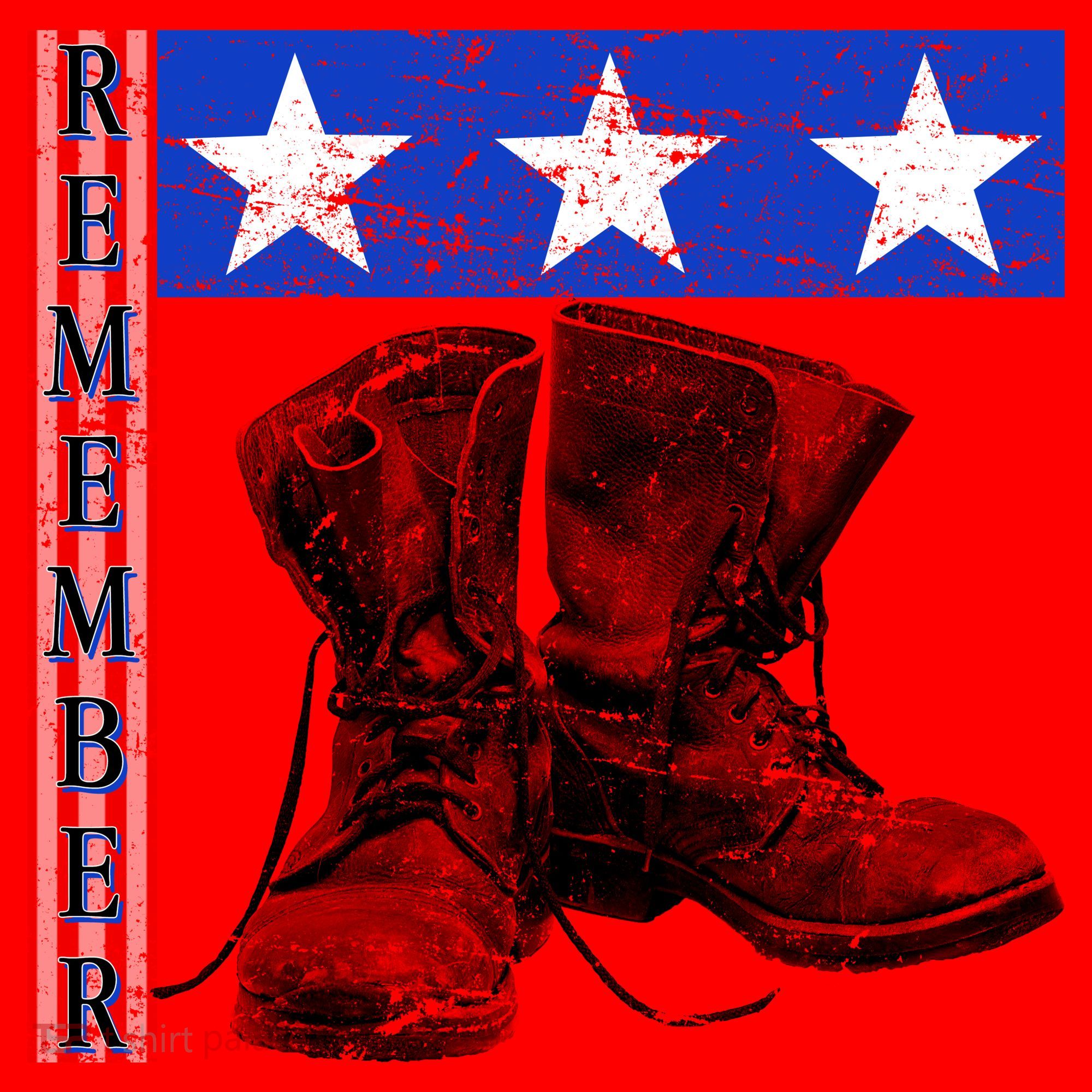 Remember Veteran Combat Boots Santa Hat
