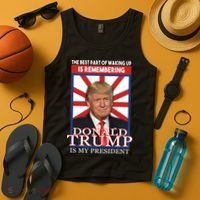 Remembering Donald Trump Is My President Tank Top thumb 4
