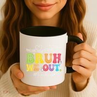 Retro End Of School Year Teacher Summer Bruh We Out Coffee Mug thumb 3