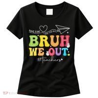 Retro End Of School Year Teacher Summer Bruh We Out Women's T-Shirt thumb 0
