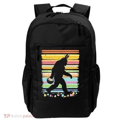 Retro Easter Outfit Pajamas Bigfoot Sasquatch Easter Gift Backpack