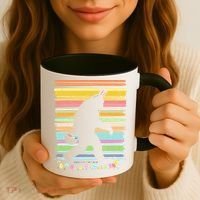 Retro Easter Outfit Pajamas Bigfoot Sasquatch Easter Gift Coffee Mug thumb 3