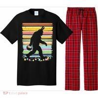 Retro Easter Outfit Pajamas Bigfoot Sasquatch Easter Gift Pajama Set thumb 0