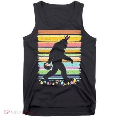 Retro Easter Outfit Pajamas Bigfoot Sasquatch Easter Gift Tank Top