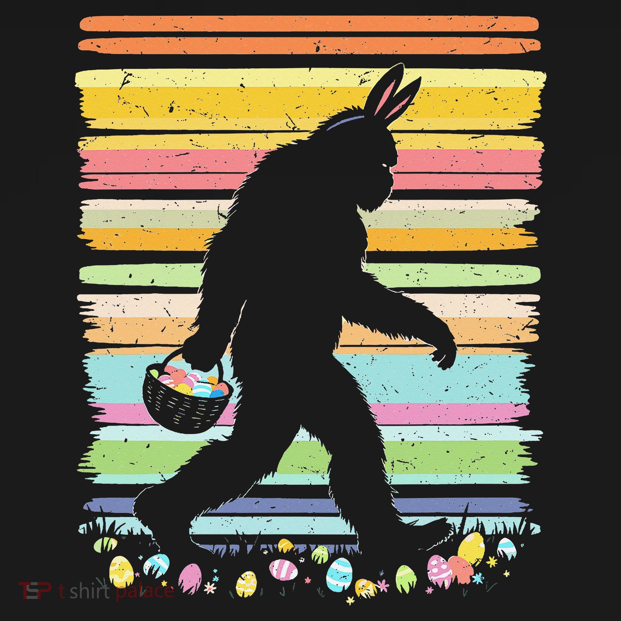Retro Easter Outfit Pajamas Bigfoot Sasquatch Easter Gift Visor
