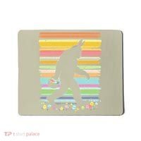 Retro Easter Outfit Pajamas Bigfoot Sasquatch Easter Gift Mousepad thumb 0