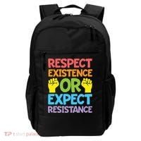 Respect Existence Or Expect Resistance Backpack thumb 0