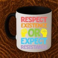 Respect Existence Or Expect Resistance Coffee Mug thumb 2