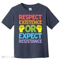 Respect Existence Or Expect Resistance Toddler T-Shirt thumb 0
