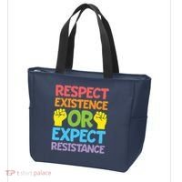 Respect Existence Or Expect Resistance Tote Bag thumb 3