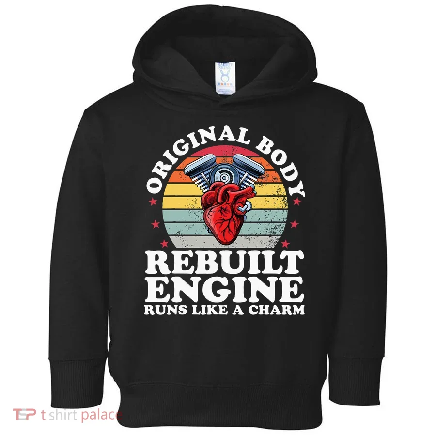 Rebuilt Engine Open Heart Surgery Recovery Survivor Toddler Hoodie
