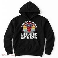 Rebuilt Engine Open Heart Surgery Recovery Survivor Men Gift Hoodie thumb 0