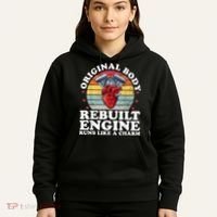 Rebuilt Engine Open Heart Surgery Recovery Survivor Men Gift Hoodie thumb 5