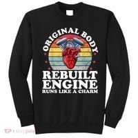 Rebuilt Engine Open Heart Surgery Recovery Survivor Men Gift Sweatshirt thumb 0