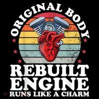 Rebuilt Engine Open Heart Surgery Recovery Survivor Men Gift Women's Hoodie thumb 2